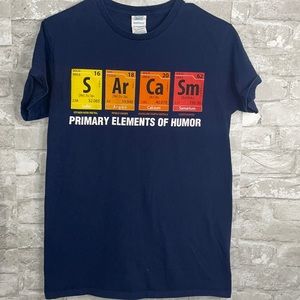 Periodic Elements of Sarcasm T-shirt | Primary Elements of Humor